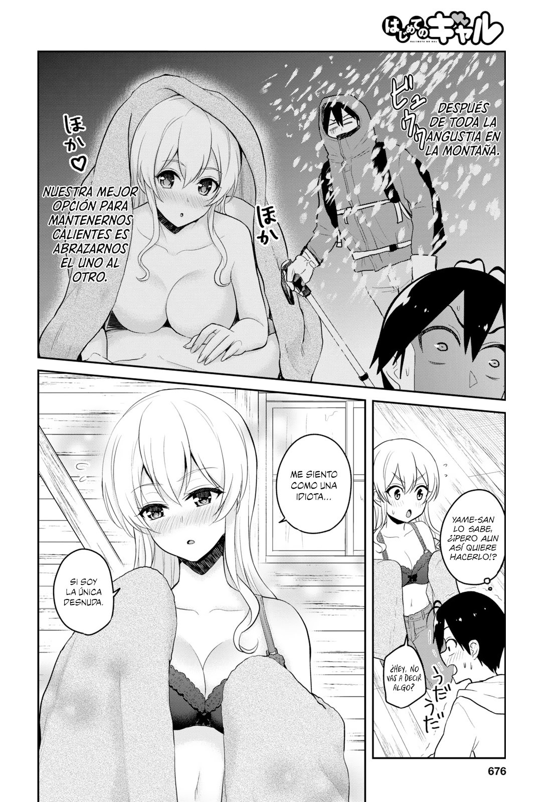 Hajimete no Gal Capitulo 80: El primer abrazo contra el frío página 3