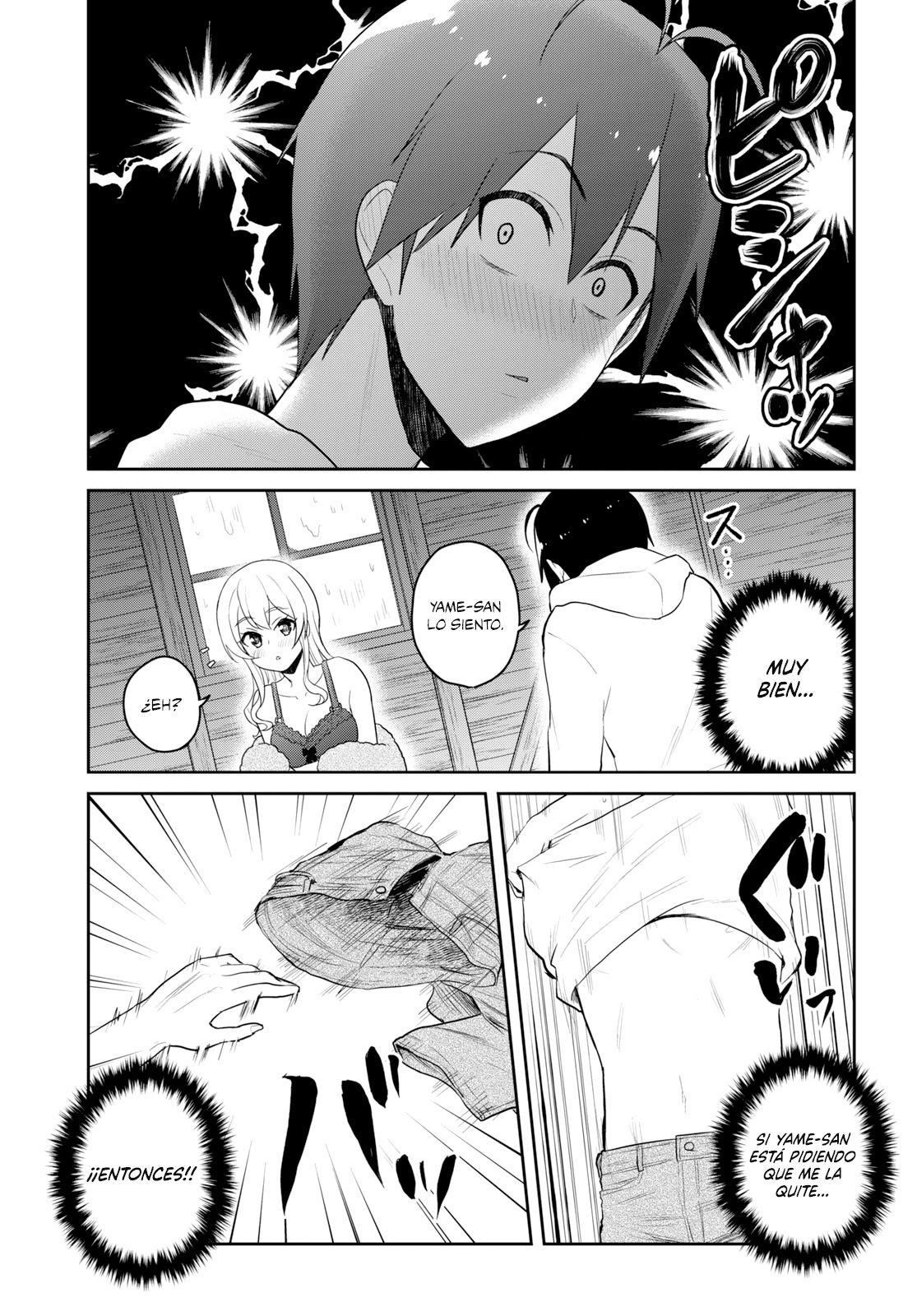 Hajimete no Gal Capitulo 80: El primer abrazo contra el frío página 4