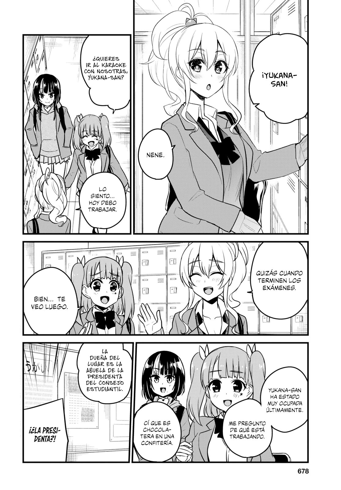 Hajimete no Gal Capitulo 85: Primera visita al consejo estudiantil página 3