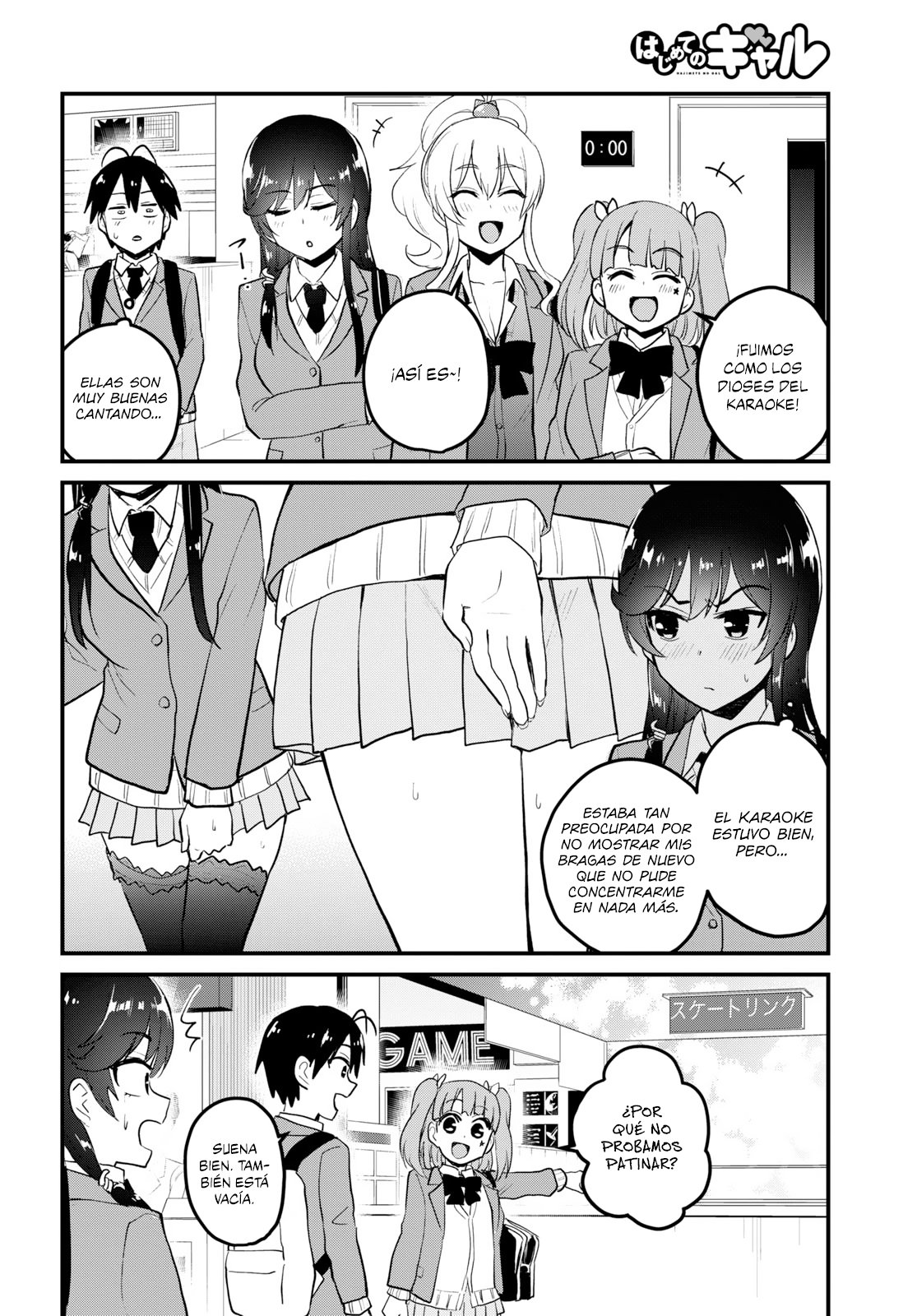Hajimete no Gal Capitulo 87: El primer patinaje página 3