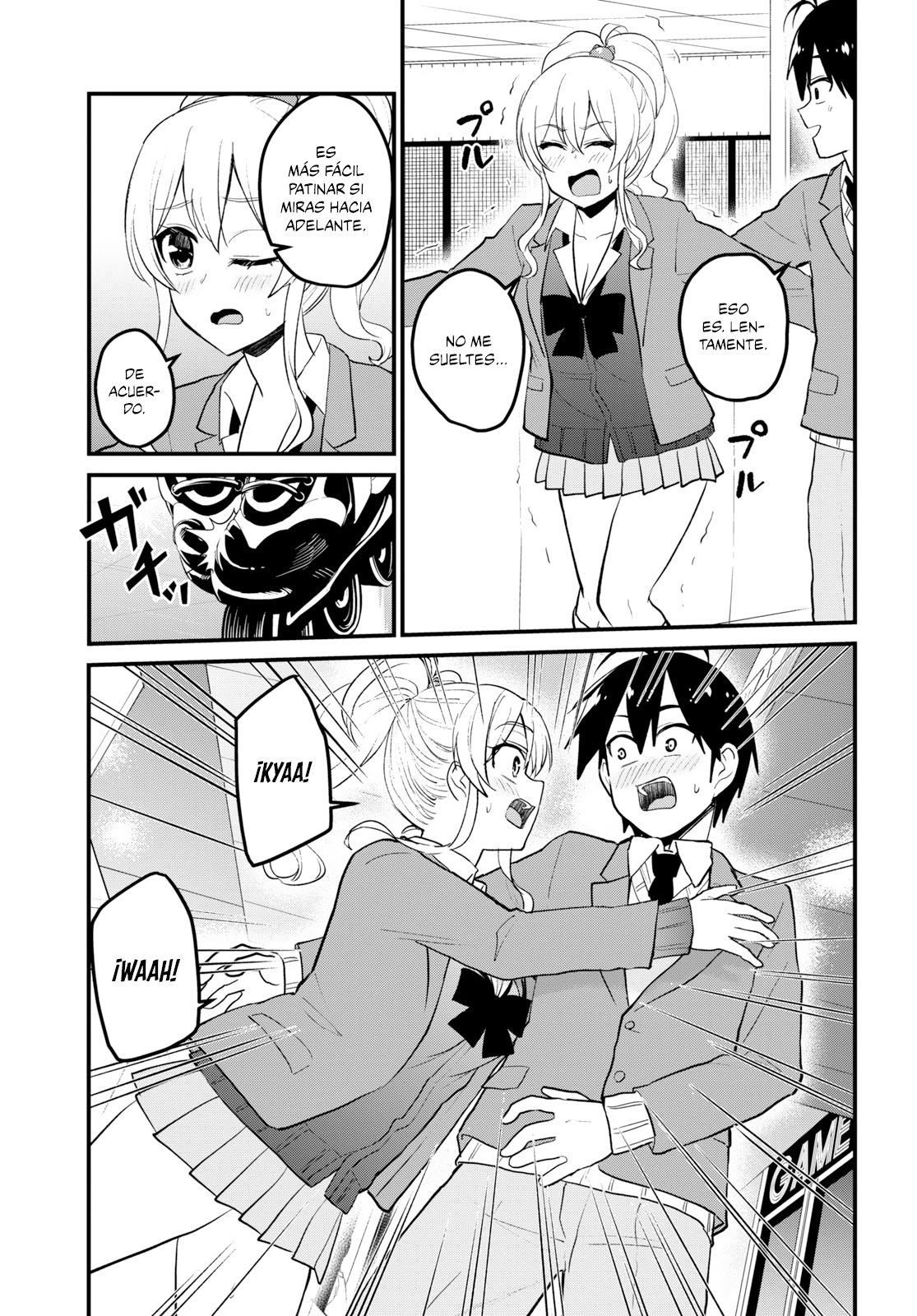 Hajimete no Gal Capitulo 87: El primer patinaje página 6