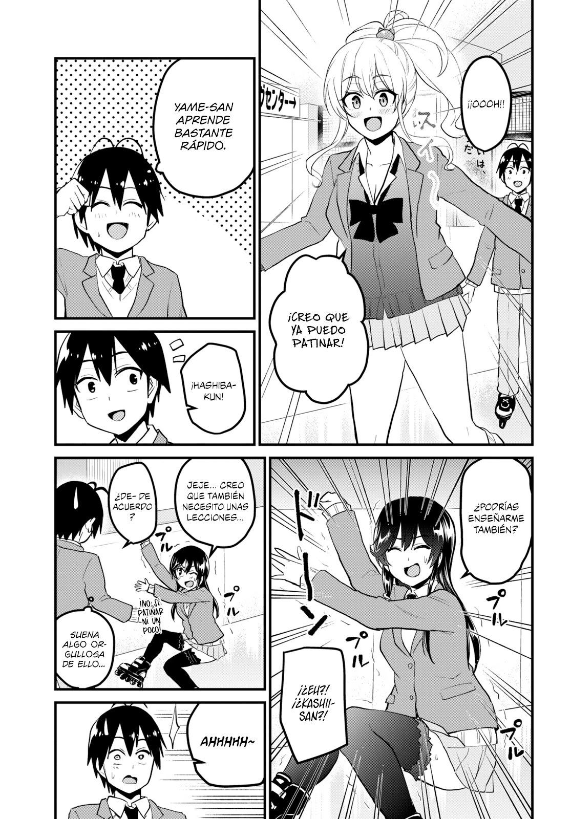 Hajimete no Gal Capitulo 87: El primer patinaje página 8