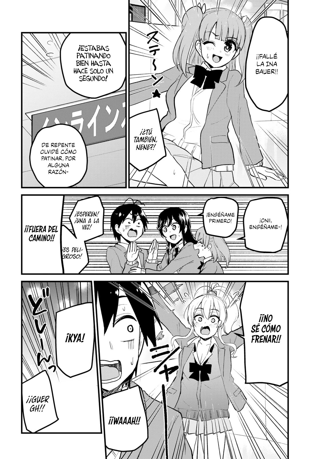 Hajimete no Gal Capitulo 87: El primer patinaje página 9