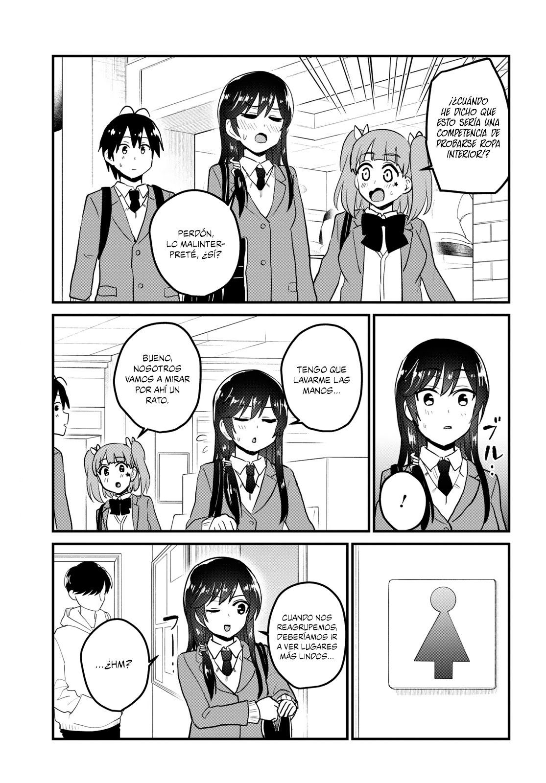 Hajimete no Gal Capitulo 89: La primera elección de ropa interior página 12