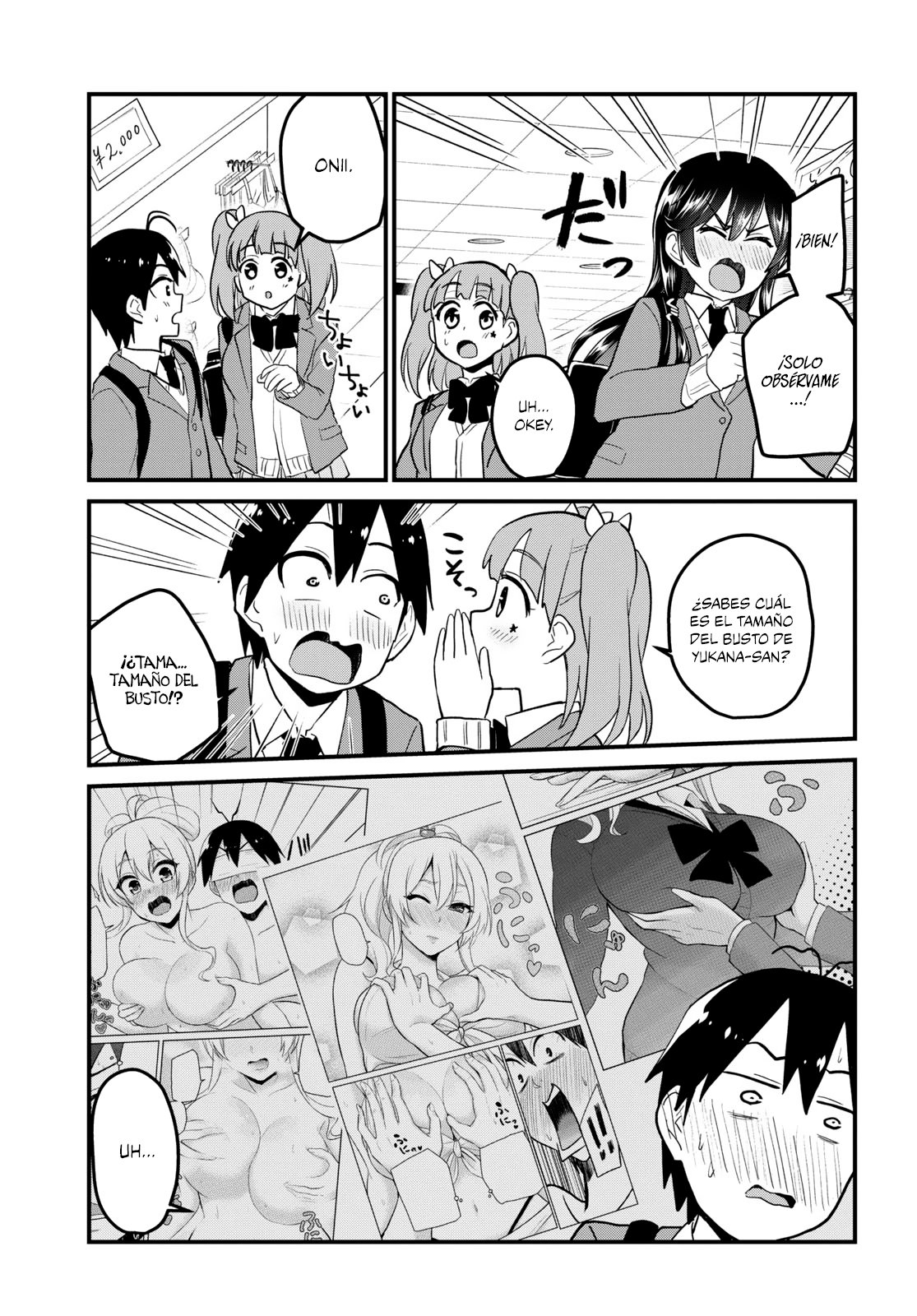 Hajimete no Gal Capitulo 89: La primera elección de ropa interior página 8