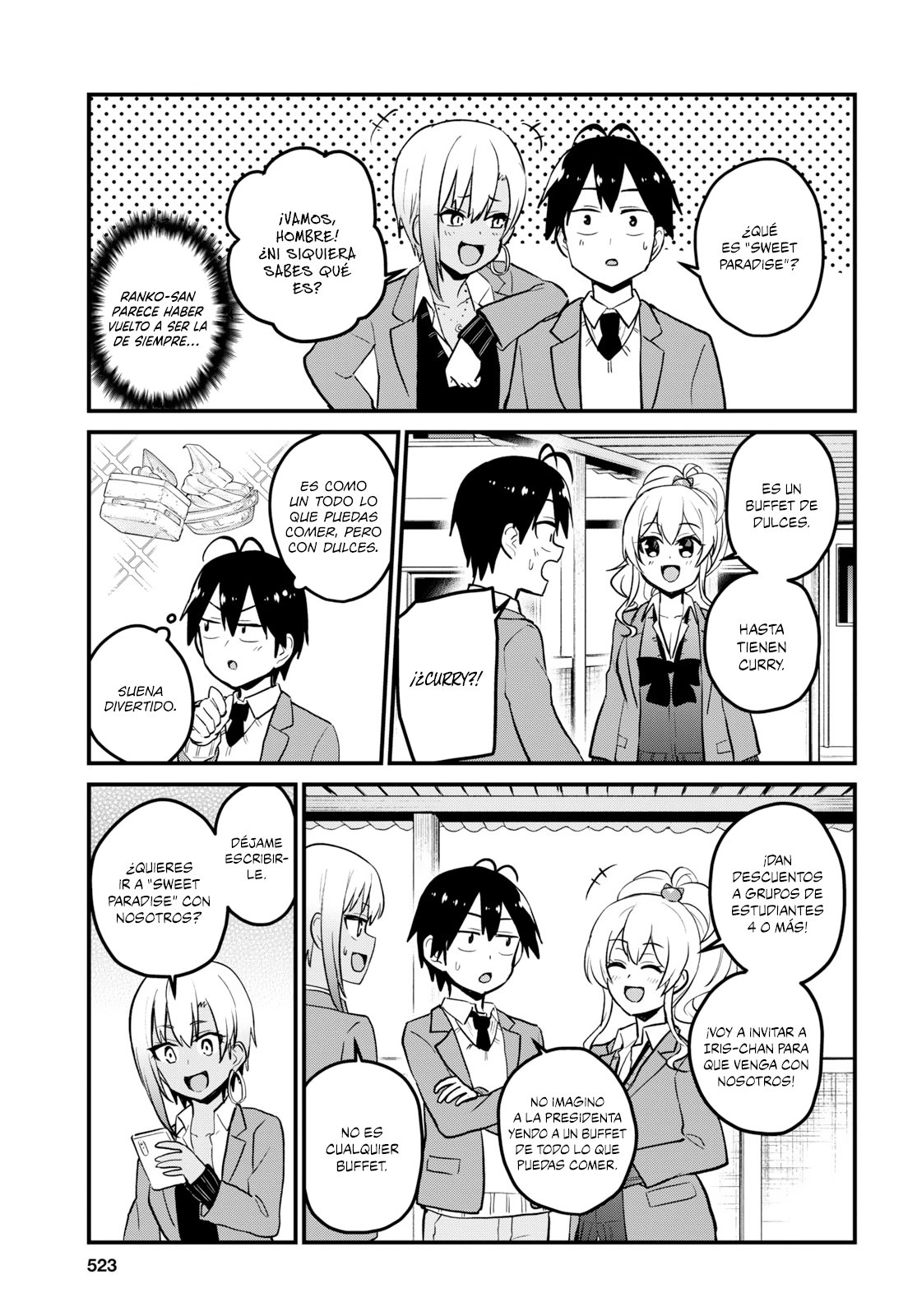 Hajimete no Gal Capitulo 90: Los primeros dulces página 4