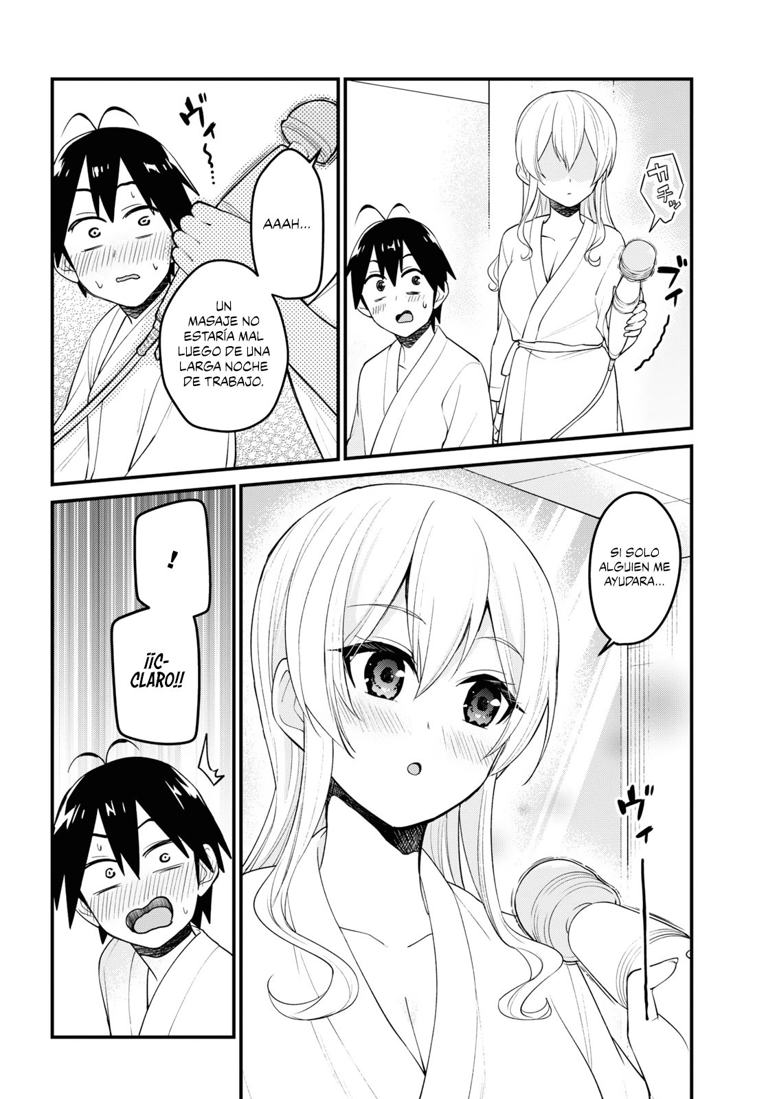 Hajimete no Gal Capitulo 99: El primer masaje página 9