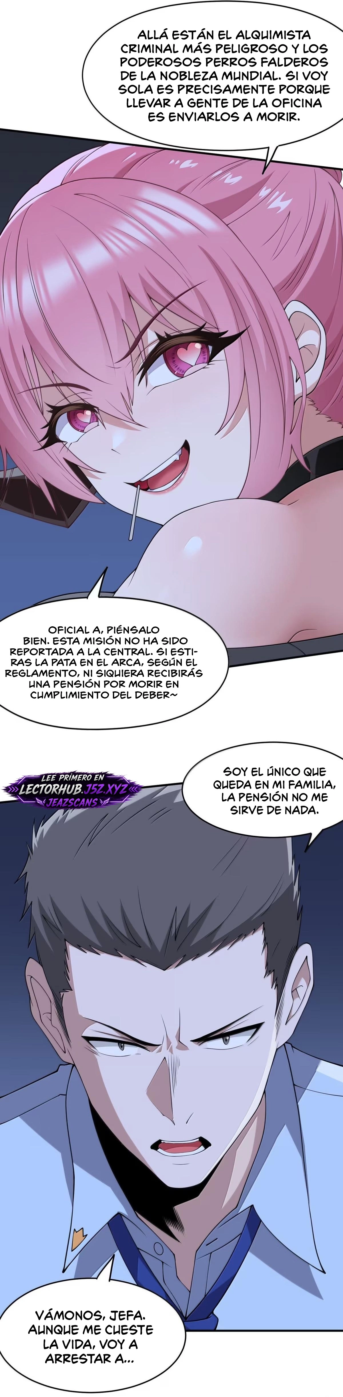 El malvado alquimista no puede controlar a su experimento Capitulo 84 página 18