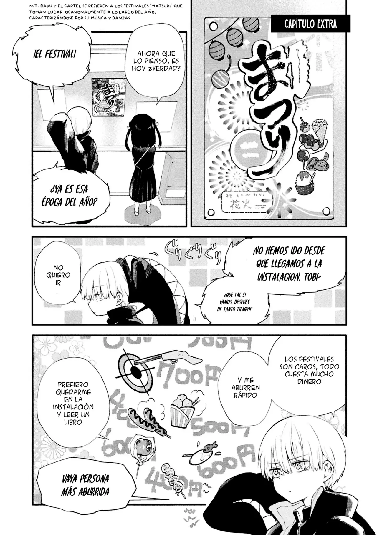 Inochi no Tabekata Capitulo 10.5: Especial - Volumen 2 página 3