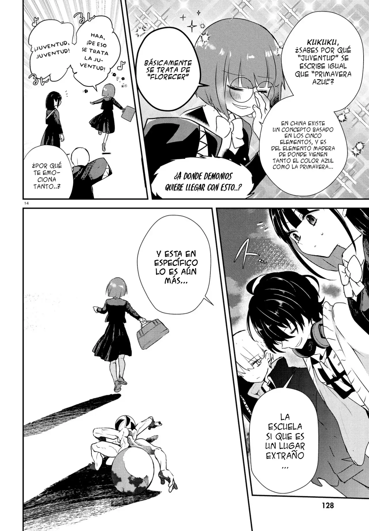 Inochi no Tabekata Capitulo 14: Camino a casa después de clases página 14
