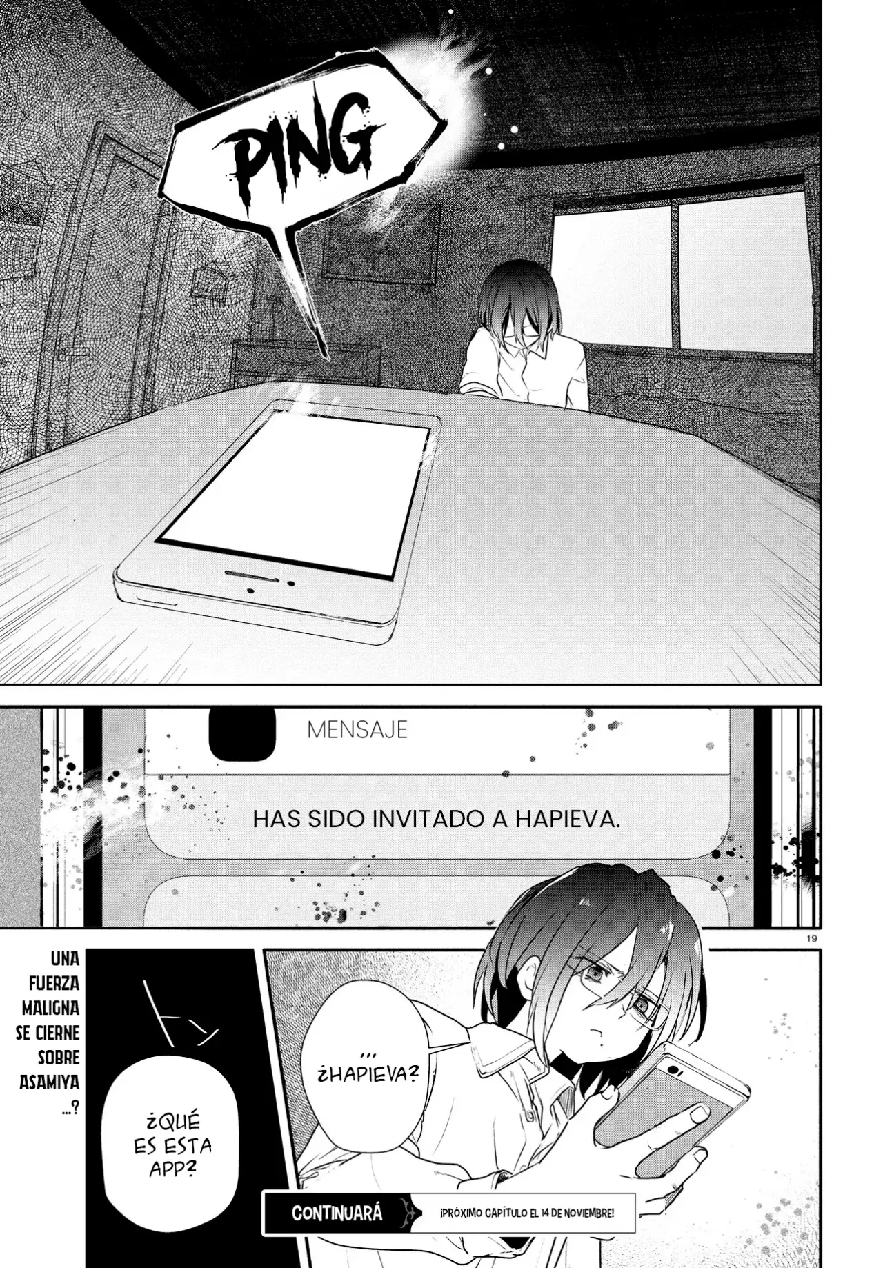 Inochi no Tabekata Capitulo 14: Camino a casa después de clases página 19