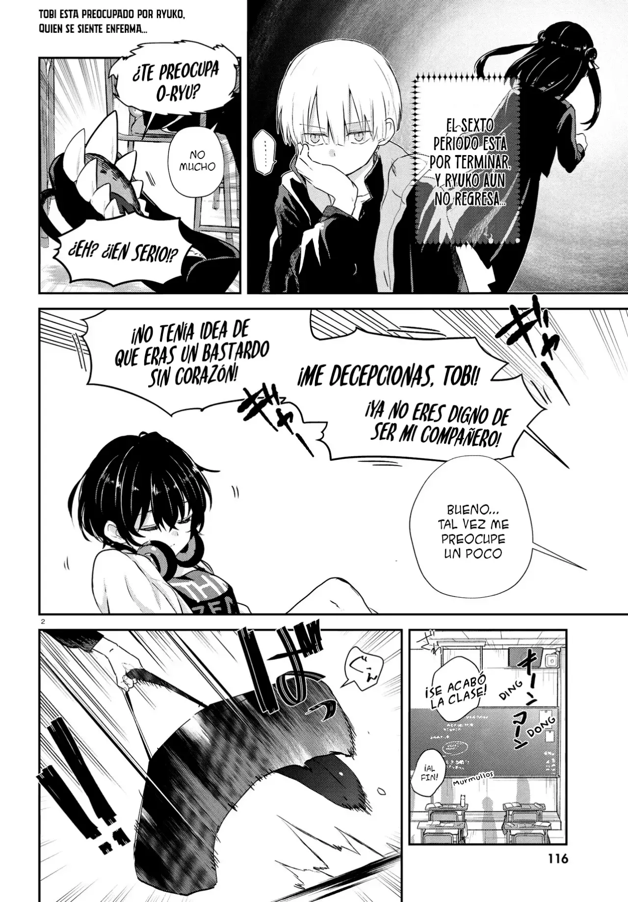 Inochi no Tabekata Capitulo 14: Camino a casa después de clases página 3