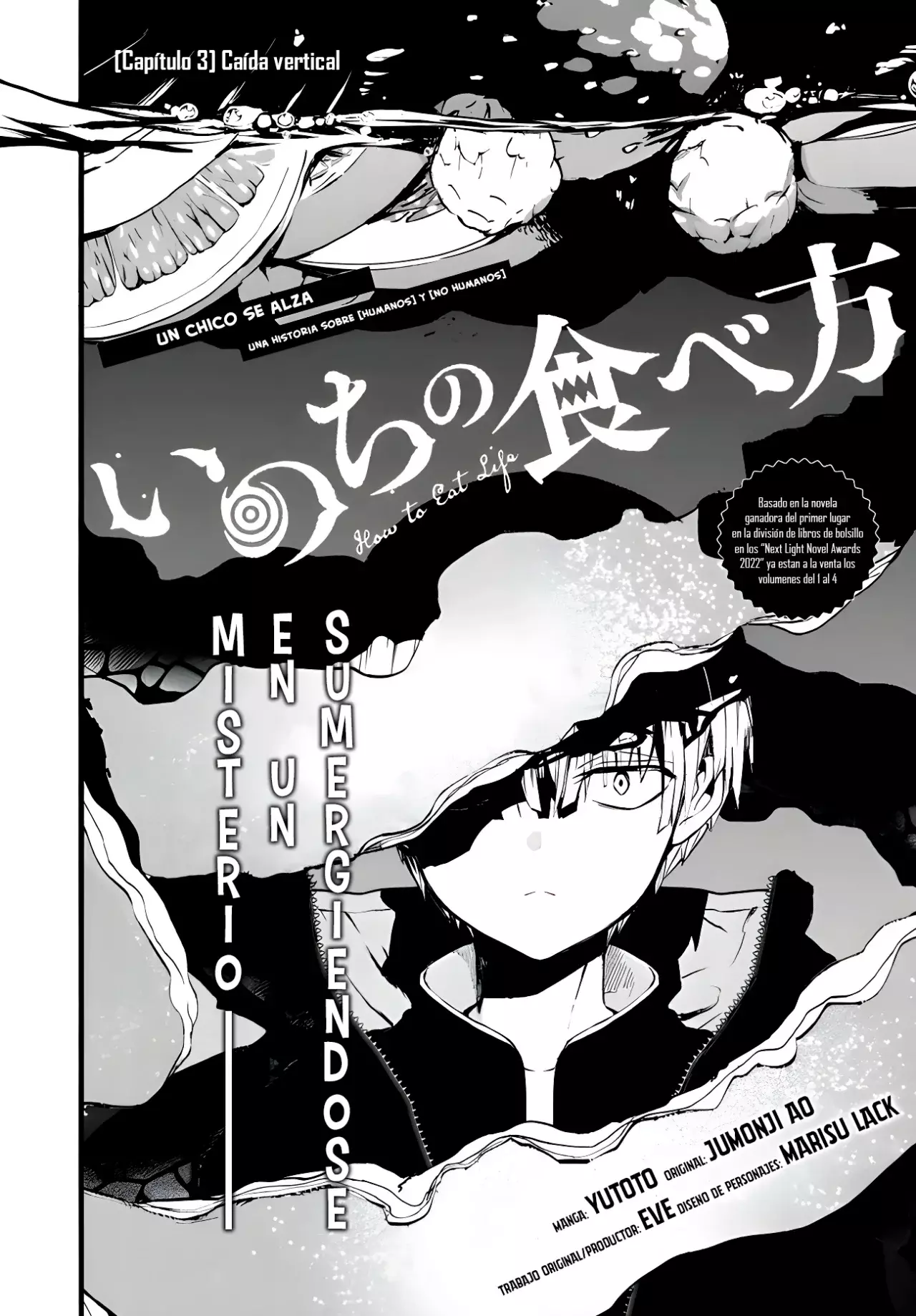 Inochi no Tabekata Capitulo 3: Caída vertical página 3