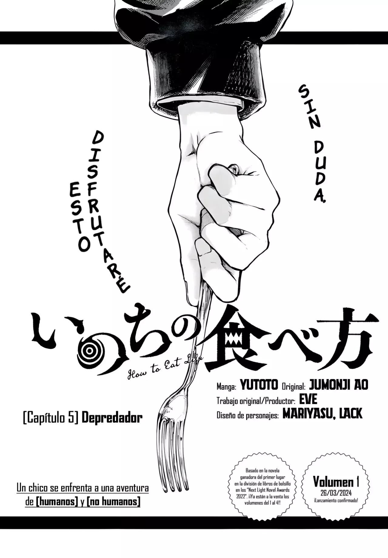 Inochi no Tabekata Capitulo 5: Depredador página 4