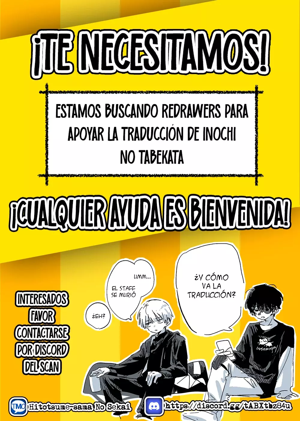 Inochi no Tabekata Capitulo 6: Senpai y yo página 2