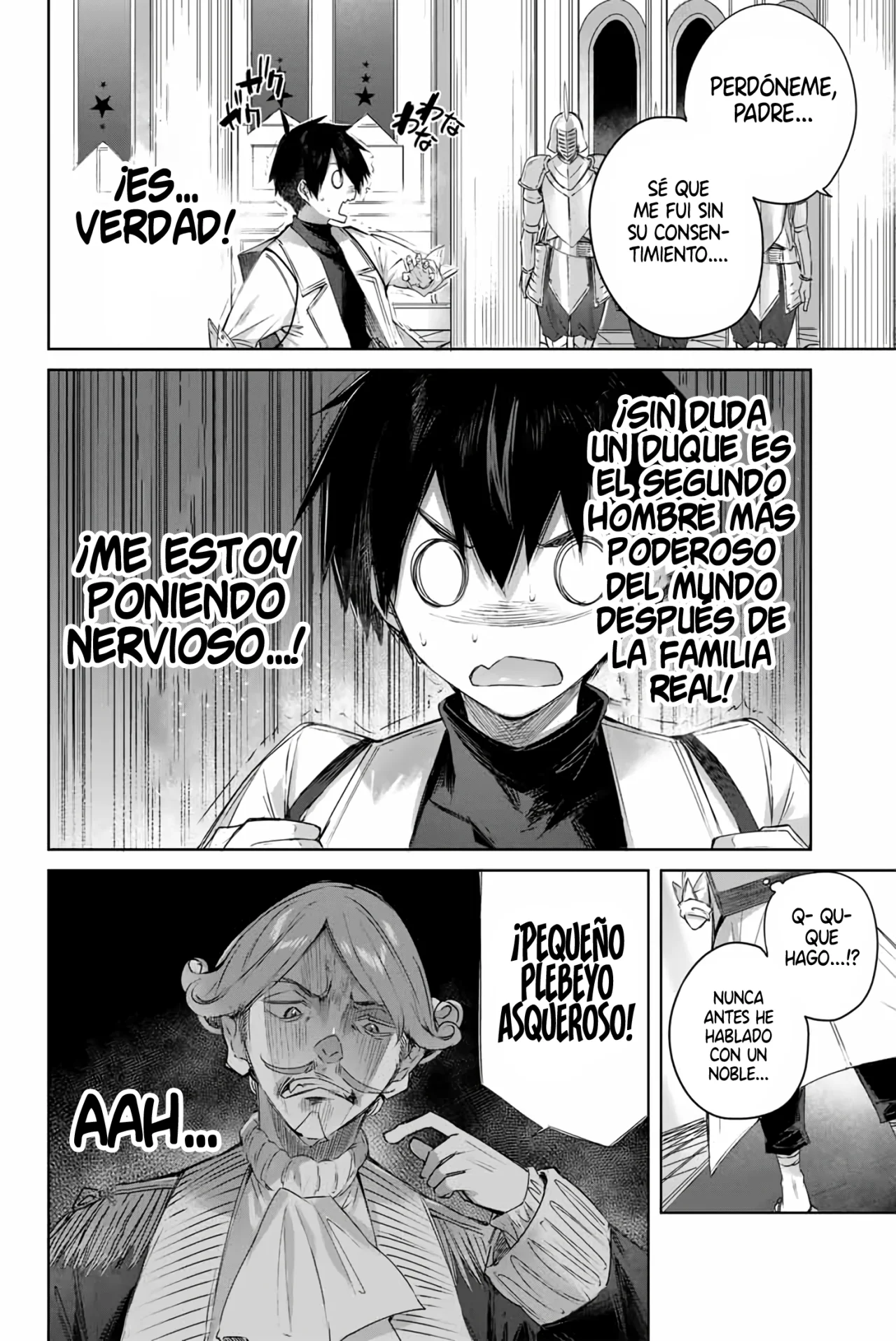Un médico oriundo de la frontera se convierte en un aventurero de rango S en la capital ~Un joven de una aldea de héroes se convierte en un guerrero inconscientemente con la medicina tramposa Capitulo 3: La petición del Duque página 7
