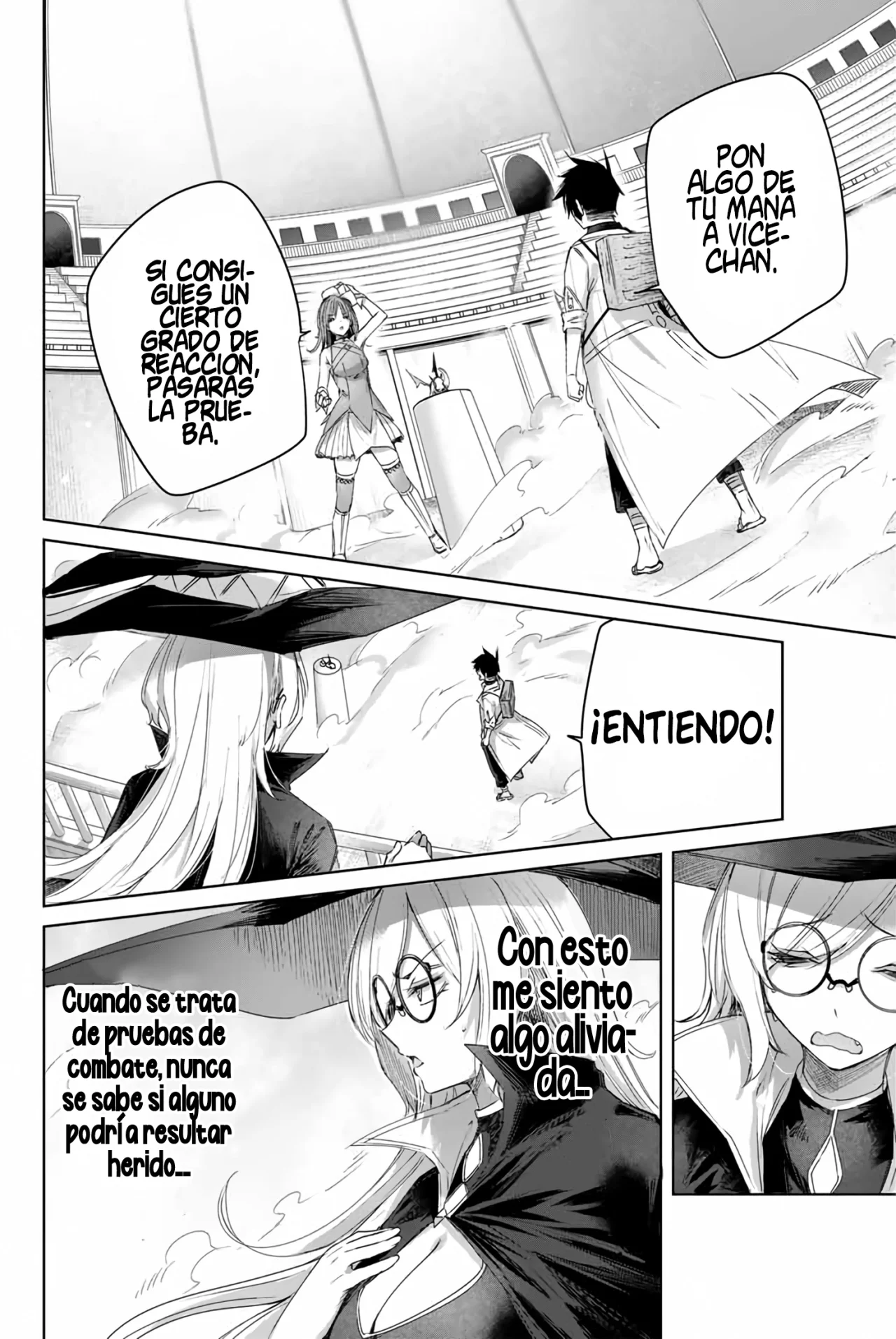 Un médico oriundo de la frontera se convierte en un aventurero de rango S en la capital ~Un joven de una aldea de héroes se convierte en un guerrero inconscientemente con la medicina tramposa Capitulo 9: Prueba de Maná página 13