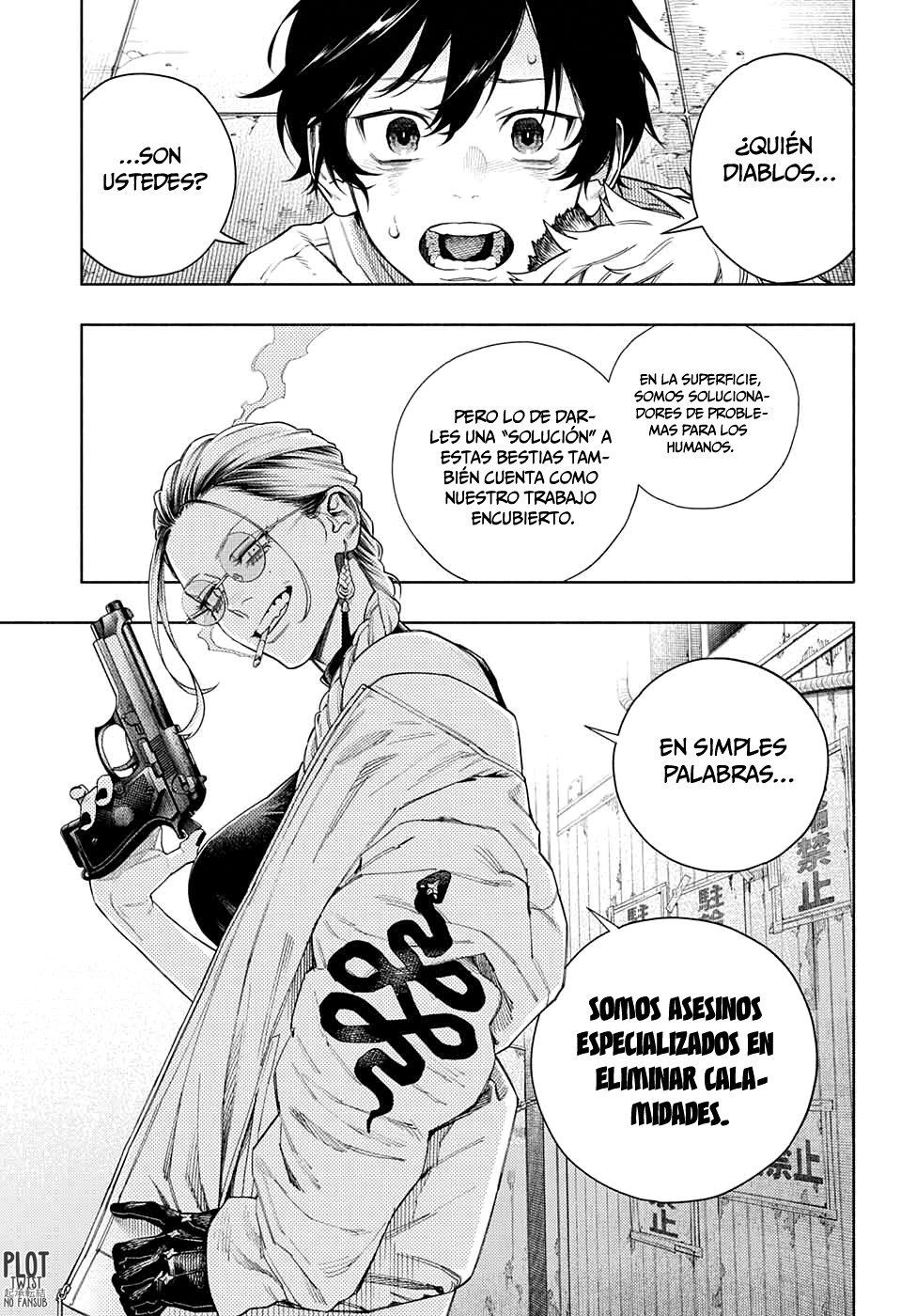 Gokurakugai Capitulo 1: Los solucionadores de problemas del distrito Gokuraku página 53
