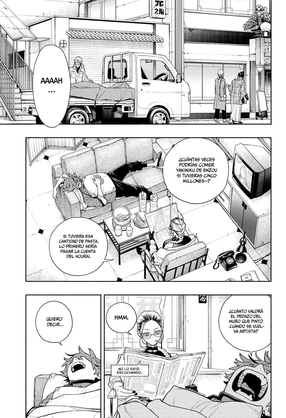 Gokurakugai Capitulo 1: Los solucionadores de problemas del distrito Gokuraku página 63