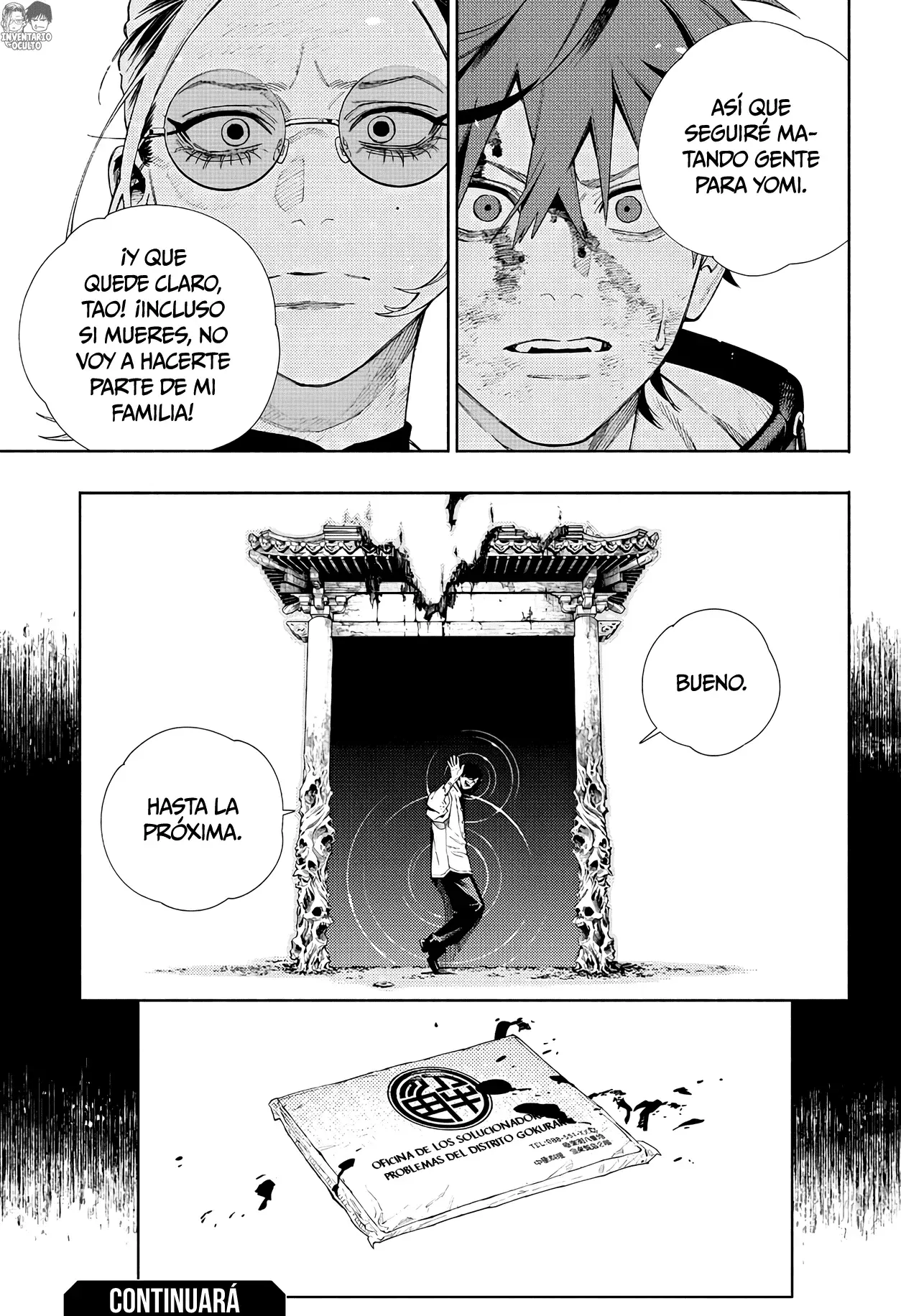 Gokurakugai Capitulo 15: Duda página 36