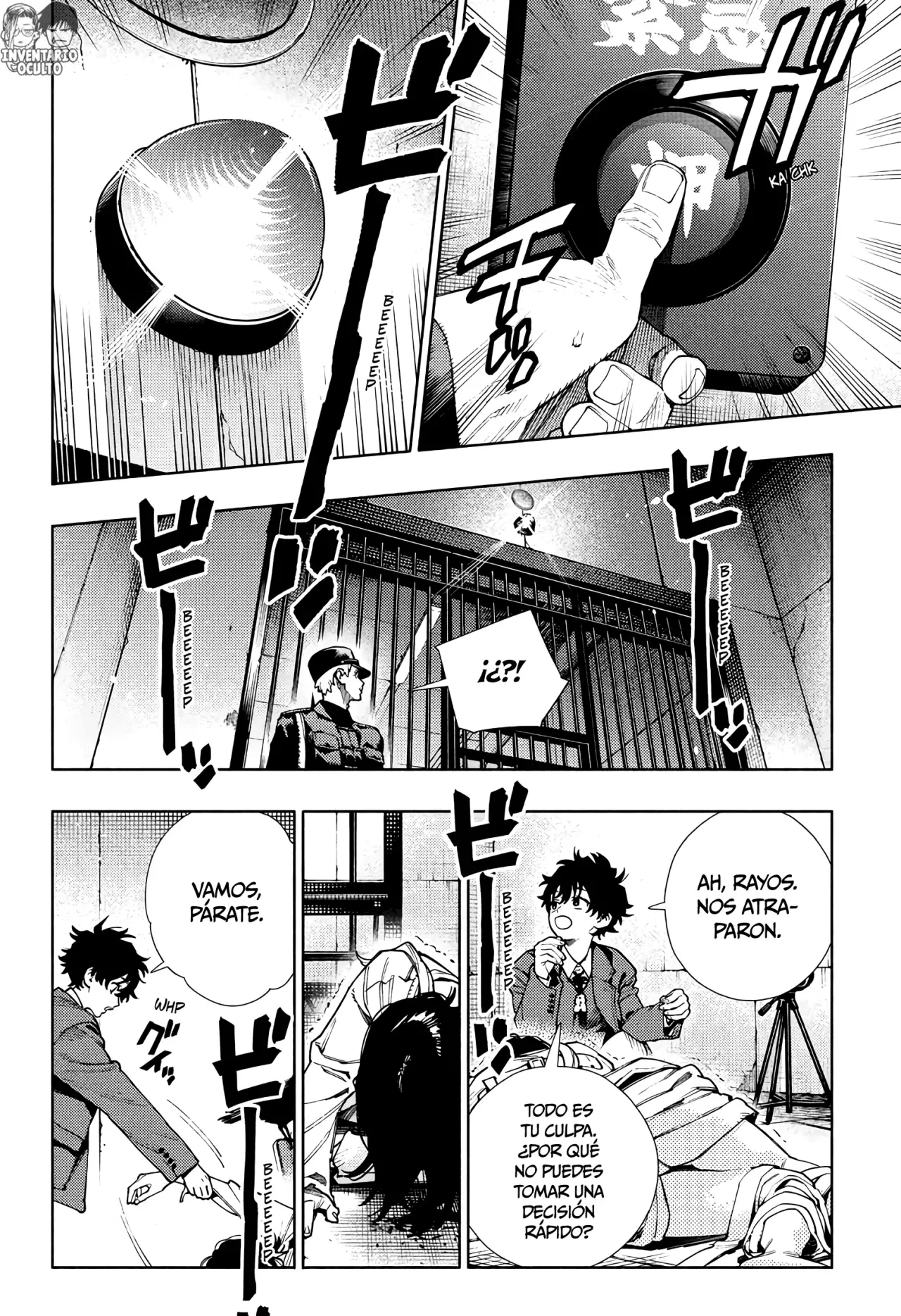 Gokurakugai Capitulo 28: Alarma página 8