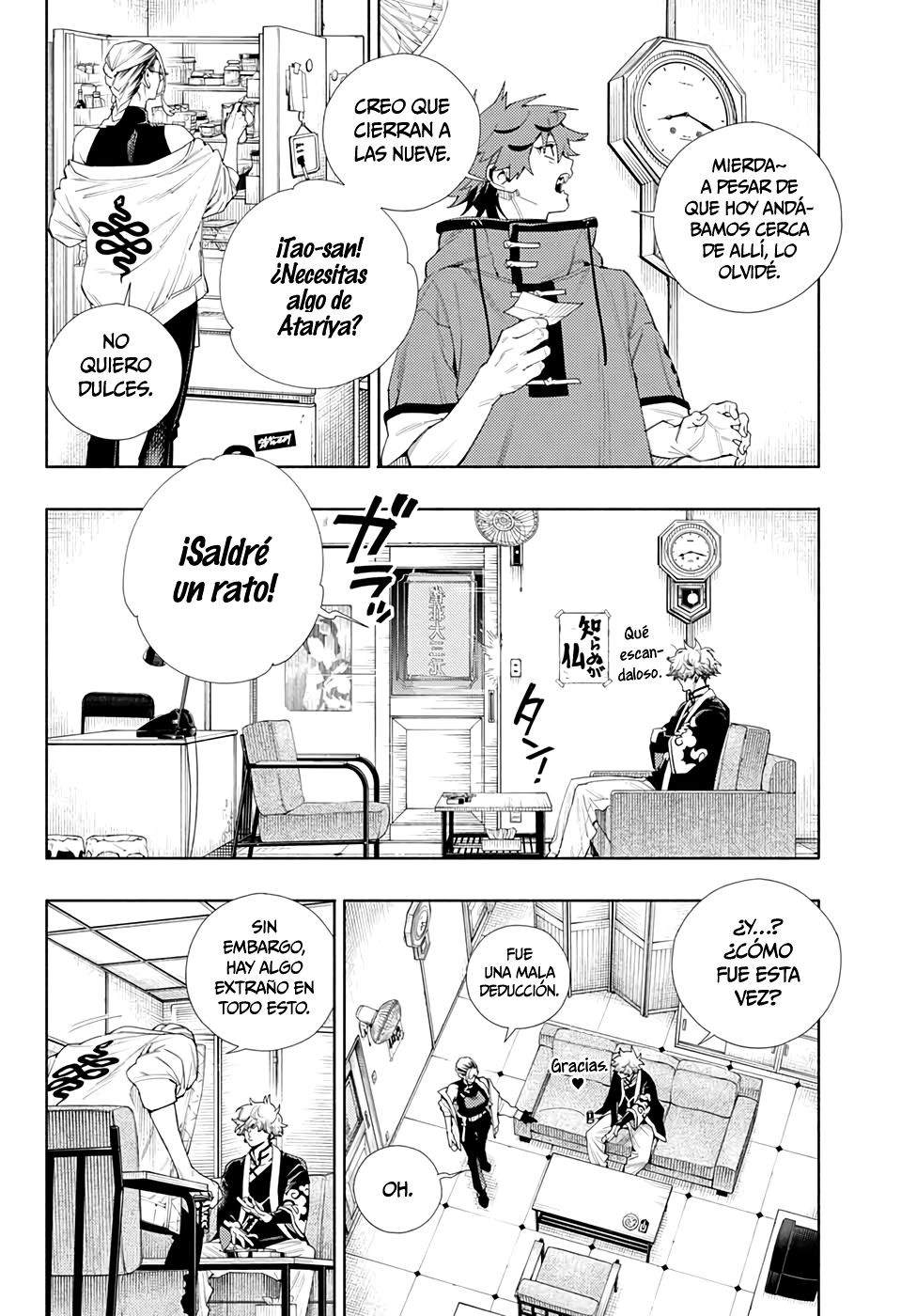 Gokurakugai Capitulo 3: Mala deducción página 40