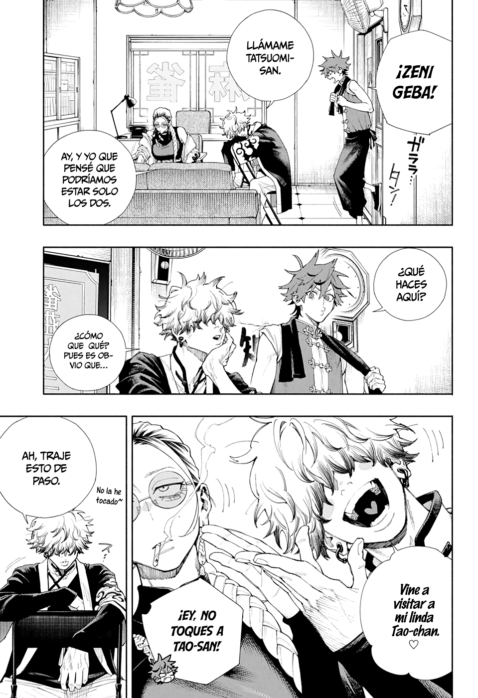 Gokurakugai Capitulo 3: Mala deducción página 8