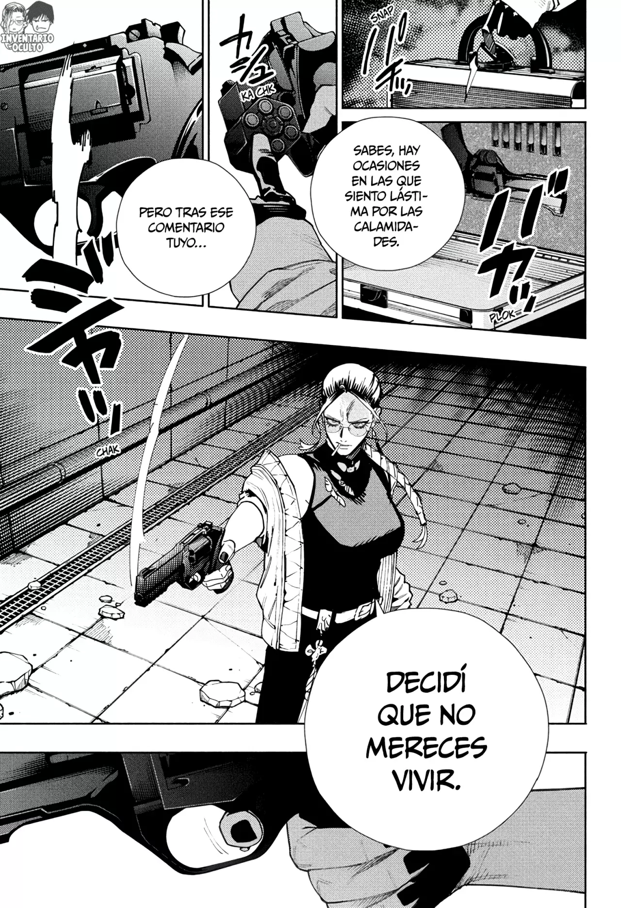Gokurakugai Capitulo 32: Prueba de Disparo página 11