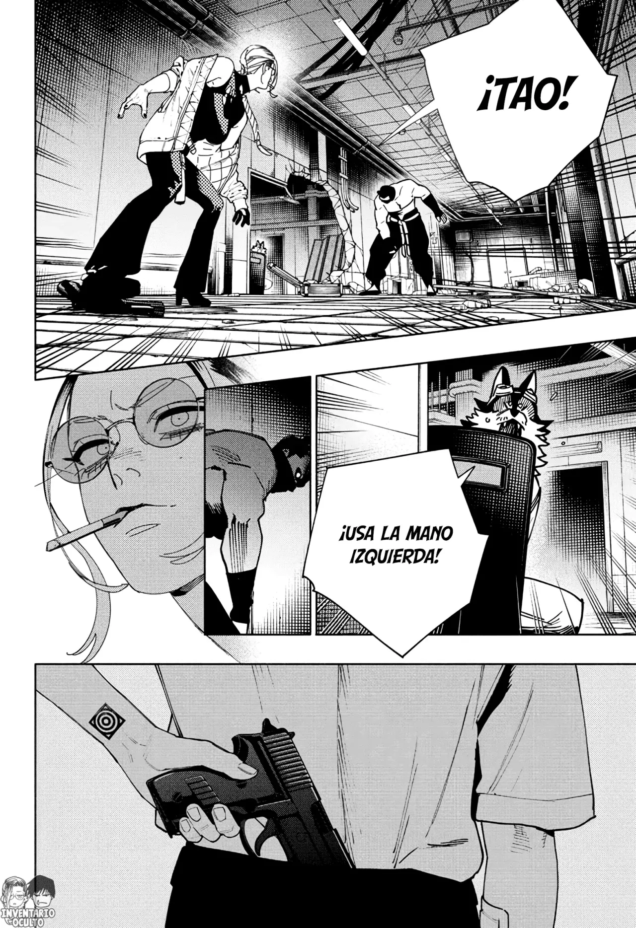 Gokurakugai Capitulo 32: Prueba de Disparo página 16