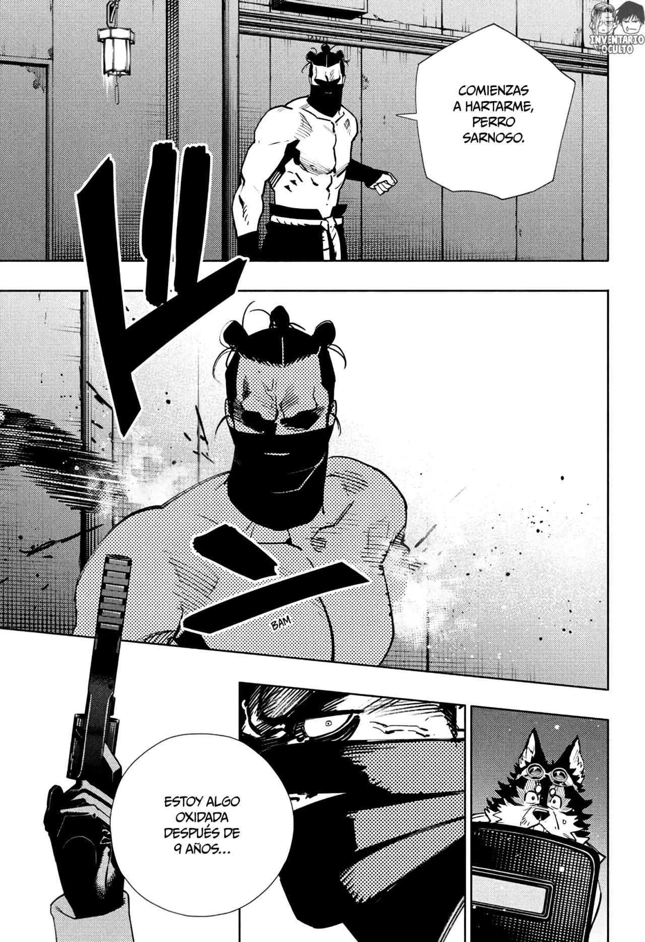 Gokurakugai Capitulo 32: Prueba de Disparo página 17