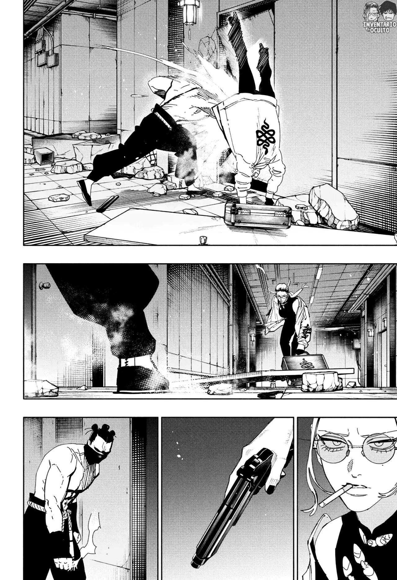 Gokurakugai Capitulo 32: Prueba de Disparo página 8