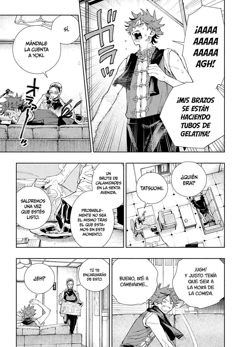 Gokurakugai Capitulo 7: Quejido página 5