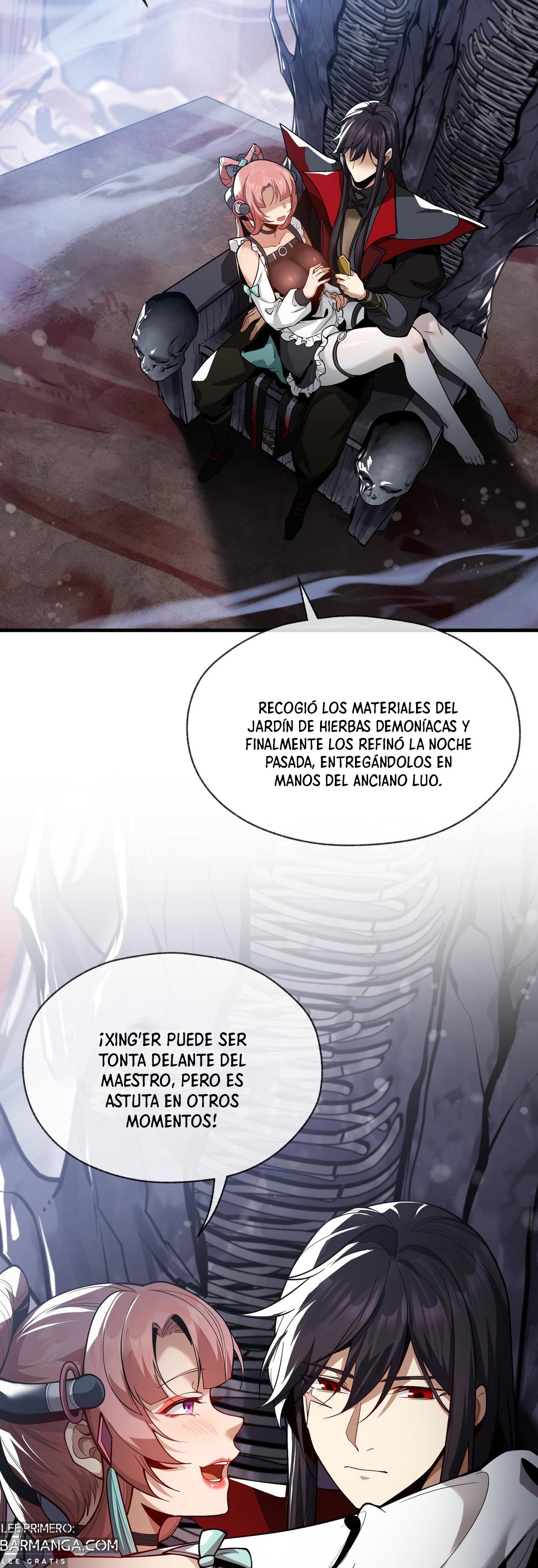 ¡Yo, el Señor Demonio, estoy siendo el objetivo de mis discípulas! Capitulo 17 página 34