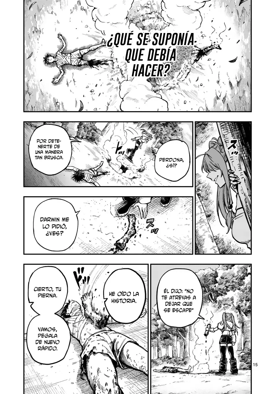Darwin No Taizai Capitulo 2: Escape página 16