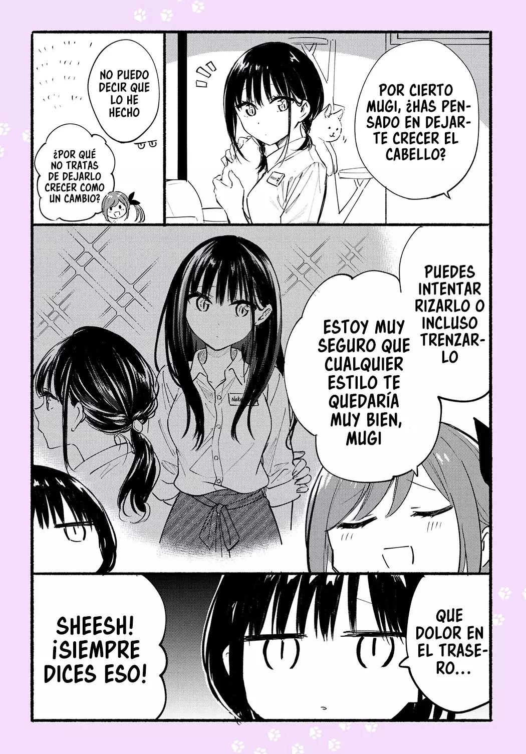 El vecino felino y los no enamorados Capitulo 12.6: Twitter Extra 1 página 3