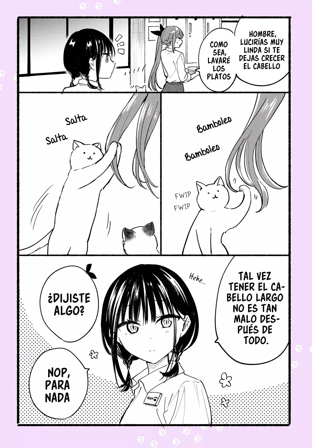 El vecino felino y los no enamorados Capitulo 12.6: Twitter Extra 1 página 5