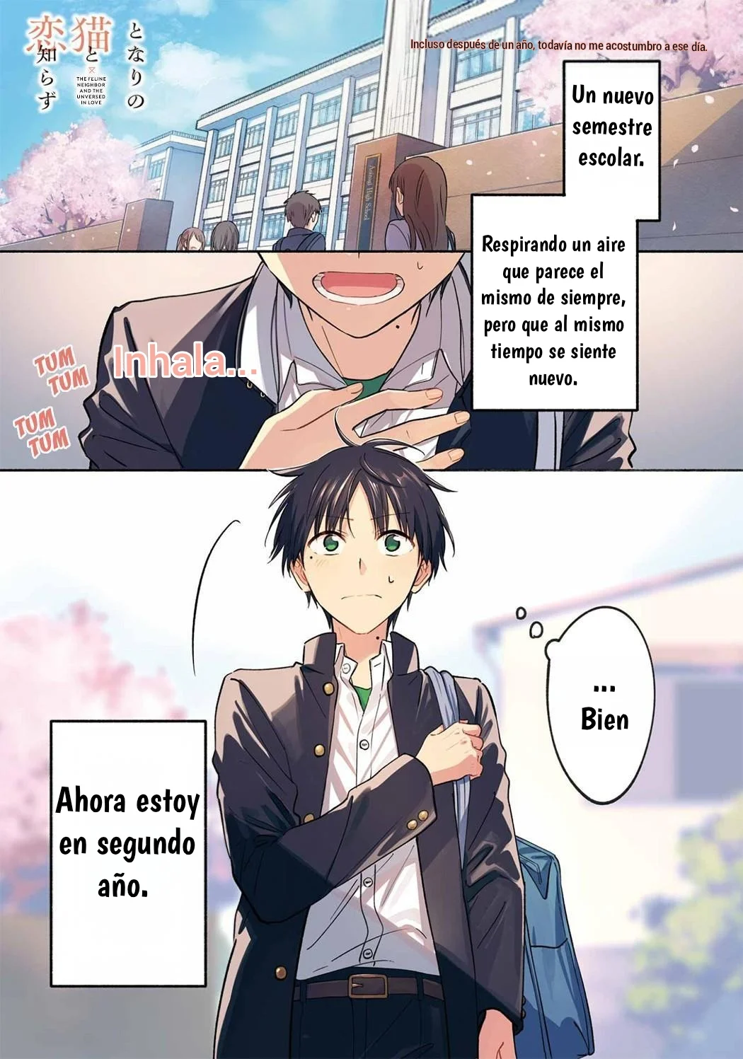 El vecino felino y los no enamorados Capitulo 33 página 3