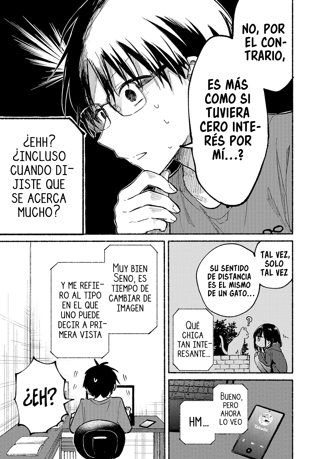 El vecino felino y los no enamorados Capitulo 9 página 6
