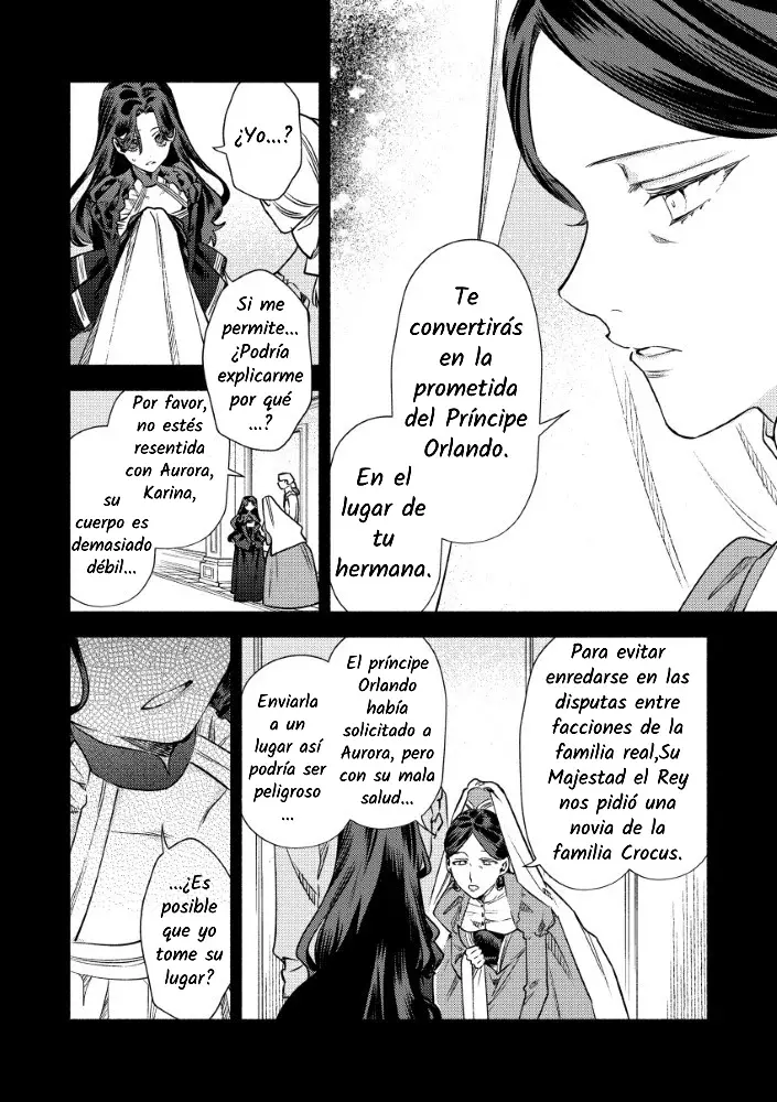 La prometida de la villana. Capitulo 3.1 página 4