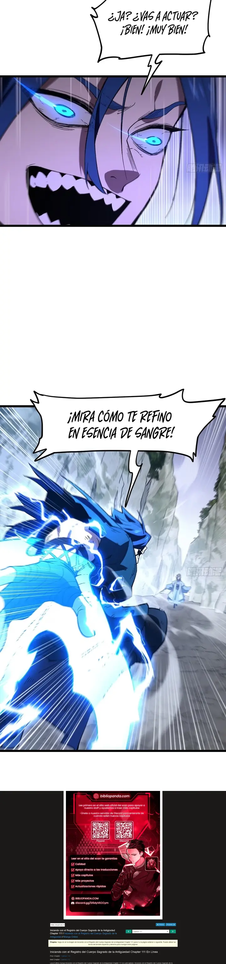 Iniciando con el Registro del Cuerpo Sagrado de la Antigüedad Capitulo 111 página 16