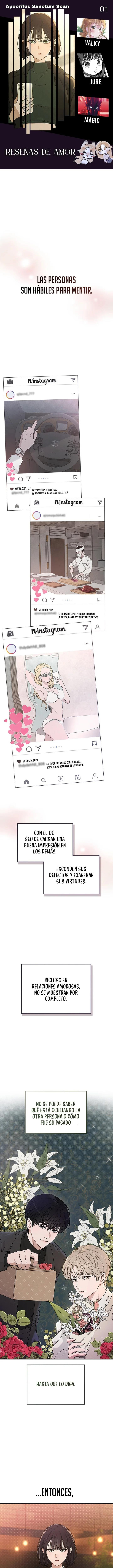 Reseña del amor Capitulo 1 página 2