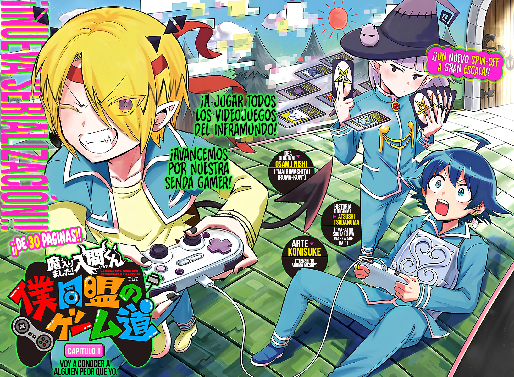 Mairimashita! Iruma-kun: Boku Doumei no Game Michi Capitulo 1: Yendo a conocer a Tipos Peores que Yo página 3