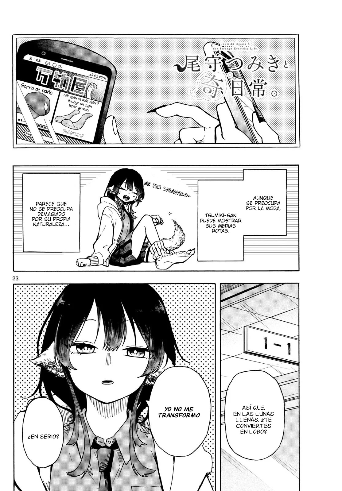 Ogami Tsumiki to Kinichijou. Capitulo 1 página 23