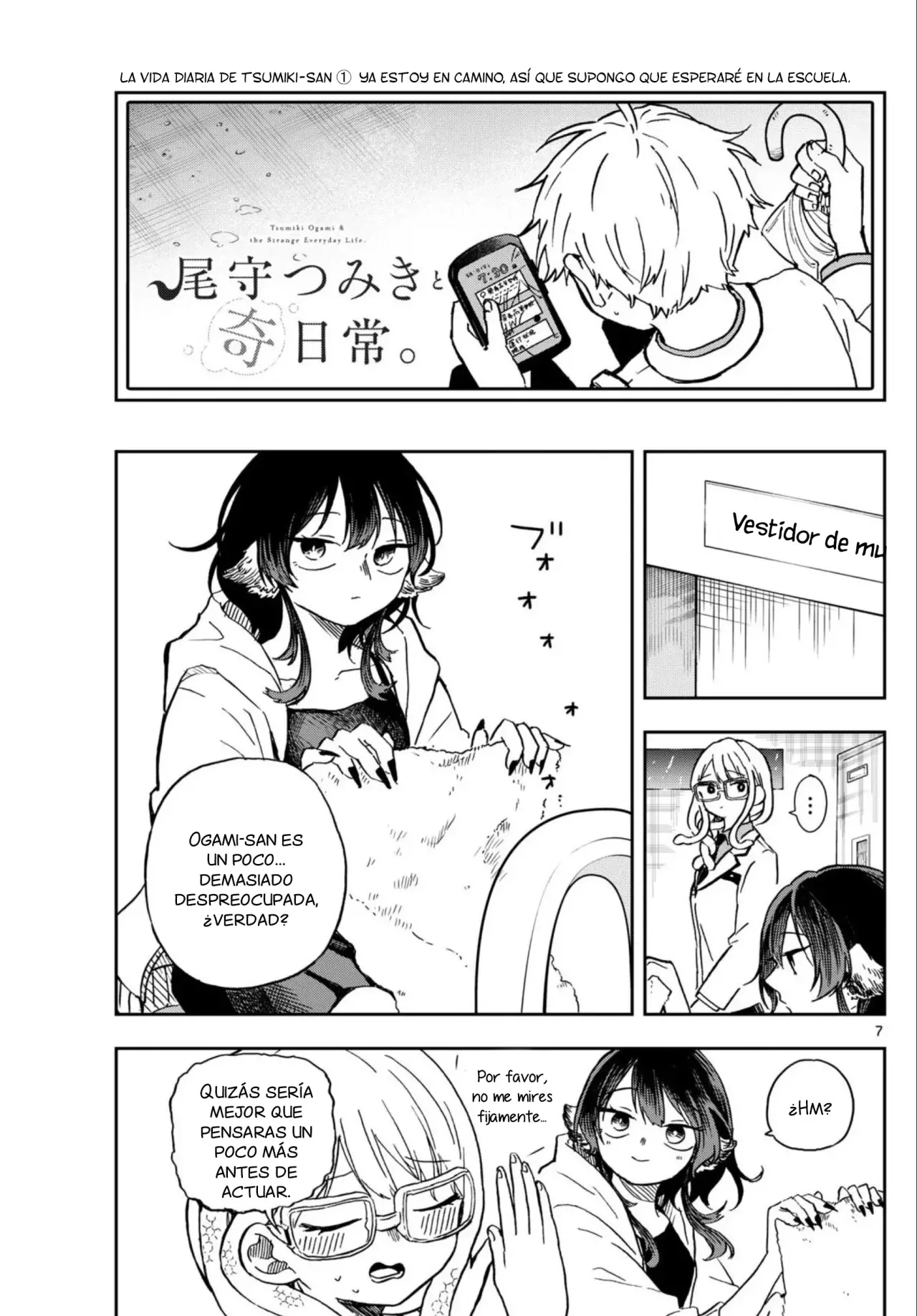 Ogami Tsumiki to Kinichijou. Capitulo 10 página 7