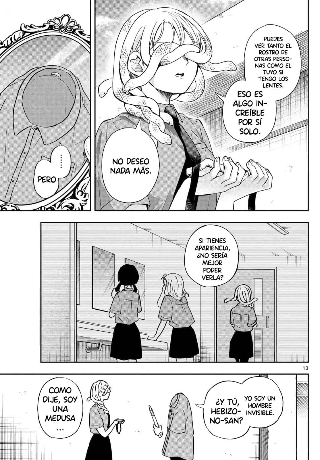 Ogami Tsumiki to Kinichijou. Capitulo 27: Hebisono-san y el espejo página 16