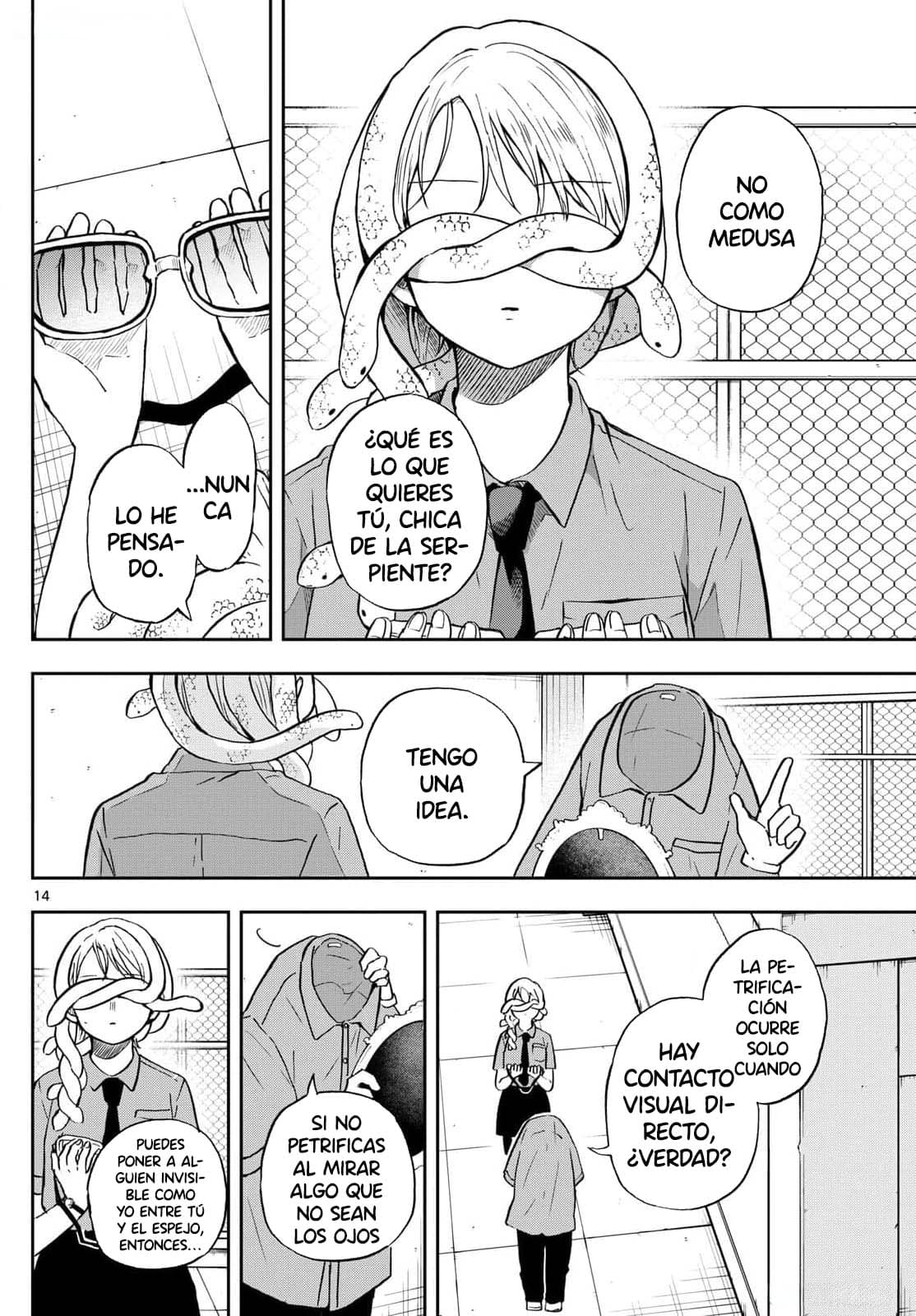 Ogami Tsumiki to Kinichijou. Capitulo 27: Hebisono-san y el espejo página 17