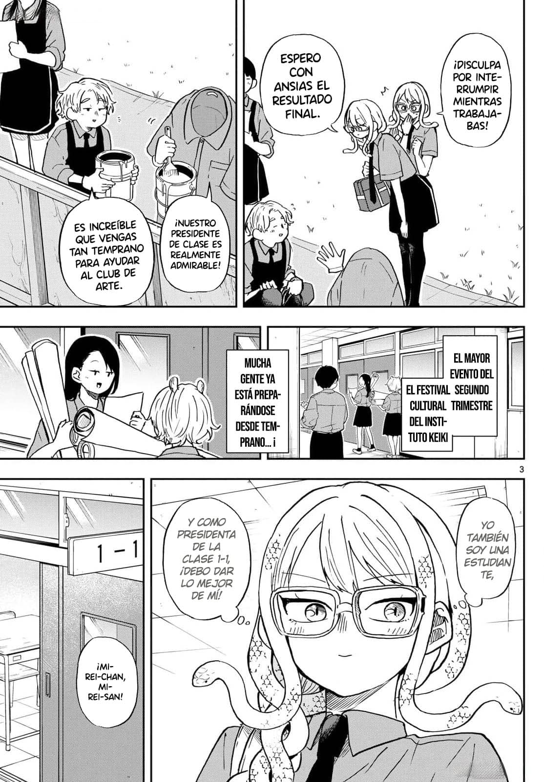Ogami Tsumiki to Kinichijou. Capitulo 27: Hebisono-san y el espejo página 6