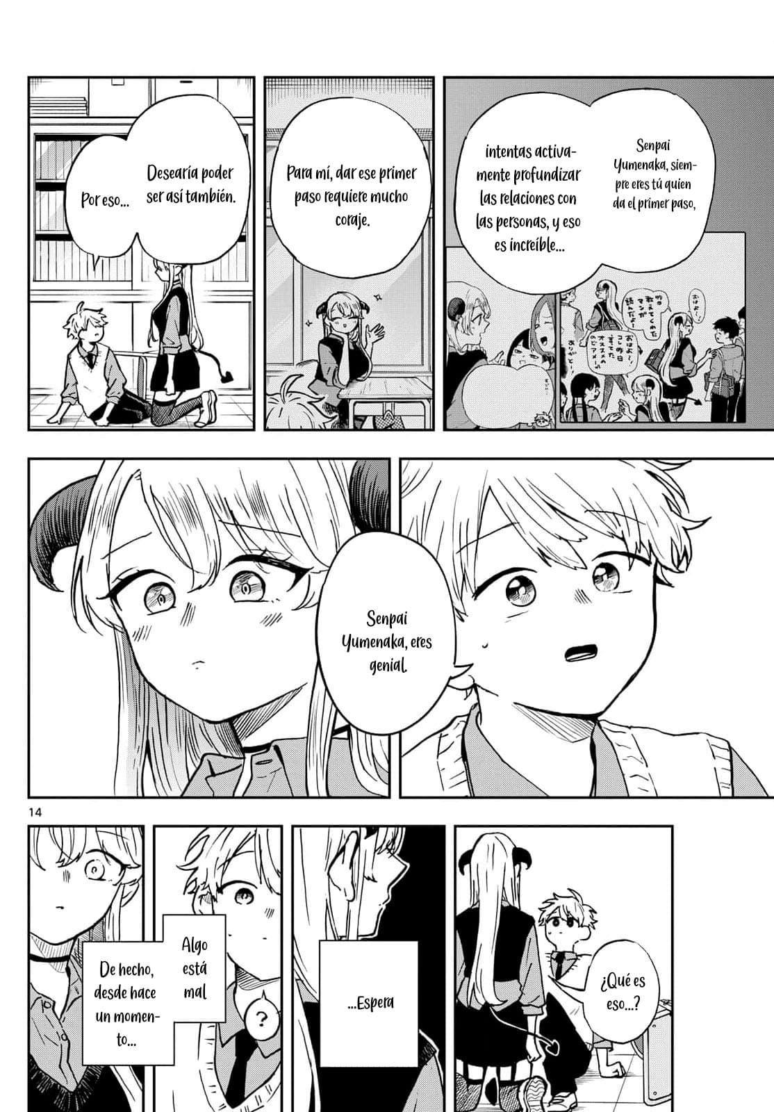 Ogami Tsumiki to Kinichijou. Capitulo 37: Yumenaka senpai y la adivinación amorosa página 18