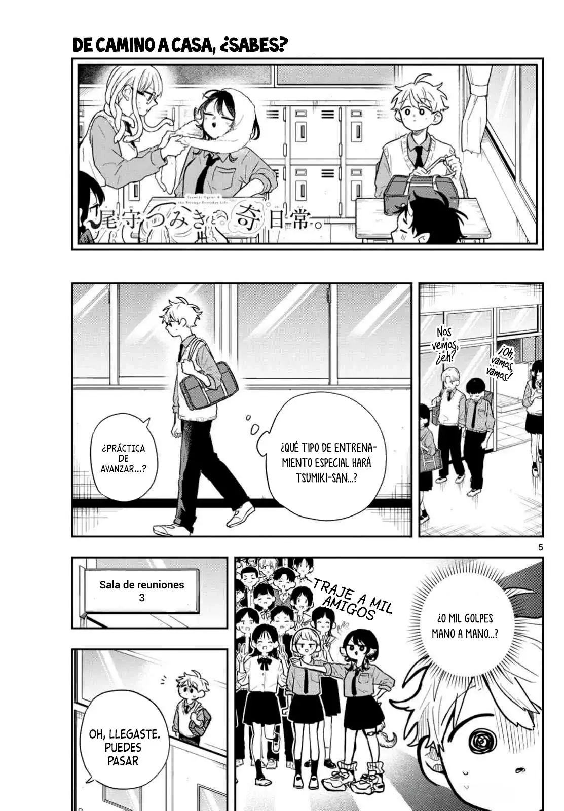 Ogami Tsumiki to Kinichijou. Capitulo 41: Entrenando con Tsumiki-san página 9