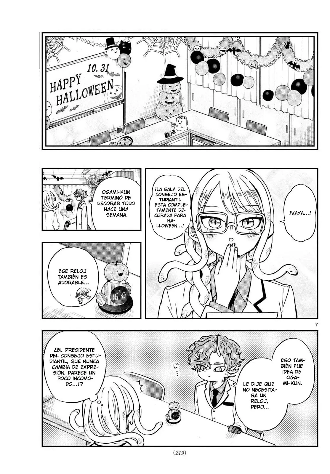 Ogami Tsumiki to Kinichijou. Capitulo 45: El Presidente Raizen Y Halloween página 11